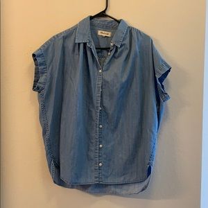 Madewell chambray button top